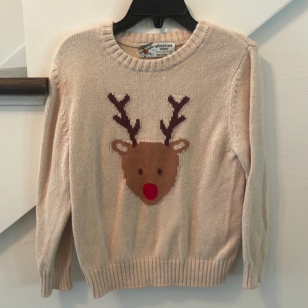 Adventure Wear by Class/Club Rudolph Sweater 5 Christmas Holiday